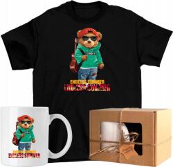  Póló szett Bögre maci ralph gitár nyár Kész Ajándék