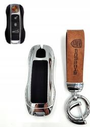 3az1ben Porsche kulcstartó tok Bőr kulcstartó Cayenne Macan Panamera
