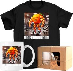  Bögre szett Póló Udindindun edzőterem brainrot Kész Ajándék 152 (AP44.90.152)