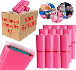 PAKO B3 Kurierfóliák 500X400 MM Rózsaszín Csomagolófólia 500 Db