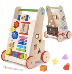  Tolókocsi járókeret fa oktató kocka 6in1 (KX6495)