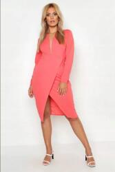 Boohoo FC25114 Boohoo Aszimmetrikus Ruha Mély Kivágással (16) 6XL