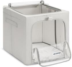 4CONVY Huzat táska rendszerező ruha tároló ágynemű játék 40L Állvány (storagebag_frametopwindow_gray_40L_1)
