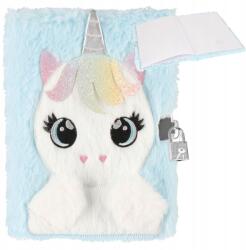 Starpak Napló Plüss Jegyzettömb Szőrös Lakat Unikornis (526043)