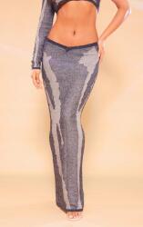 Prettylittlething KC41306 Maxi Szoknya Csillámos Kötött Prettylittlething (22) S