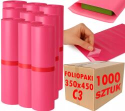 PAKO Futártasak C3 450x350 mm Csomagoláshoz, Rózsaszín Fóliatasak 1000 db