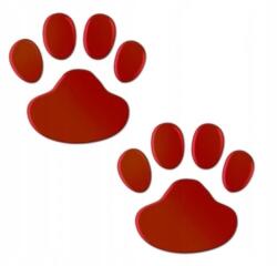  Kutya tappancs matrica Piros autóhoz, otthoni dekoráció