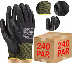 JURAV Munkavédelmi Kesztyű, Poliuretán Bevonattal, Szűkítővel J-timipoli BB7 240 Pár (RĘKAWICE ZE ŚCIĄGACZEM WARSZTATOWE BB7 240PAR)