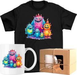  Bögre szett Póló Monster Gyerek Kedves 4 Kész Ajándék 104 (AP45.103.104)