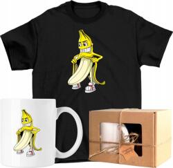  Bögre szett Póló Banán Vicces Mém Kész Ajándék 152 (AP51.5.152)