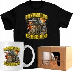  Bögre szett Póló Bombadiro Crocodilo brainrot 6 Kész Ajándék 116 (AP44.15.116)