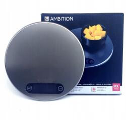 Ambition Konyhai Elektronikus Precíziós Mérleg 5KG1G Ambition Steel Rozsdamentes Acél (51998)