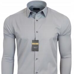  Lavier szürke férfi ing Slim Fit pamut XL-es méret (Szara koszula męska)