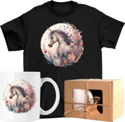  Bögre szett Póló Unikornis Művészet Ló Art 1 Kész Ajándék 152 (AP46.17.152)