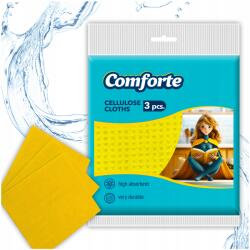 Biosfera Comforte Cellulóz Törlőkendők Többször Használható Nedvszívó 155X155 MM 3 Darab (ŚCIERECZKI COMFORTE CELULOZOWE WIELORAZOWE 3x)