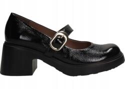 Wonders Félcipő, fekete, bőr, Size 36 (E-7122)