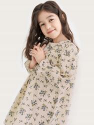  DC45118 Cunyi Lány Ruha Mini Virág Mintás Kerek Nyakkivágással (18) 152