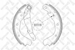 Stellox Fékpofák Opel Kadett Ascona 1.2-2.0 1.5D-1.7D 79-94