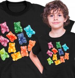  Gyerek Póló Gyümölcsös mackók 1 Fekete 116 (AP54.76.116)