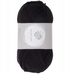 Alison & Mae Fonal Akril Vastag Fekete Alison&Mae 100g/238m Horgolófonal (2548895)