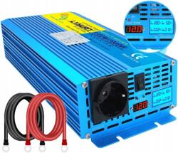 Lvyuan Feszültség átalakító 1500/3000W 12V 230V 1 Led LCD aljzattal