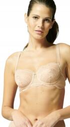 Simone Perele bézs csipkés melltartó, Size 75B, 69% poliamid, 31% elasztán