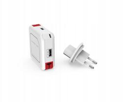 PowerCube PowerUSB hub Usb 3.0 4 portos gyors töltés adatátvitel kompakt (9302/EUUHUB)