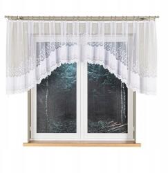  Jacquard függöny béka karnis 100x400 fehér konyhai függöny 400x100 (GENOW efa 100x400)