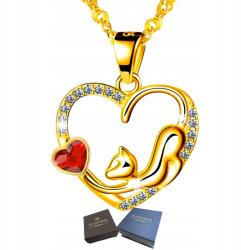 Mennica Świdnicka Arany Nyaklánc Ezüst 925 Szív Macska Cirkóniákkal Női Ajándék