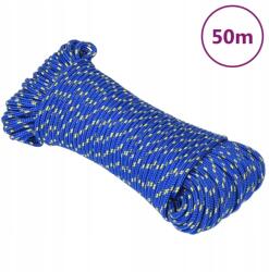 VidaXL Vitorláskötél, kék, 3 mm, 50 m, polipropilén (8720287127086)