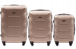 Wings 3 db-os bőrönd szett Wings Peacock Champagne utazótáska szett (147-3 KPL CHAMPAGNE)