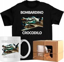  Bögre szett Póló Bombadiro Crocodilo brainrot 4 Kész Ajándék 140 (AP44.13.140)
