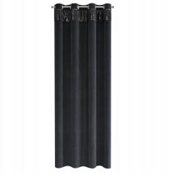 Eurofirany Jasper készfüggöny 140x250 Eurofirany fekete (386174)