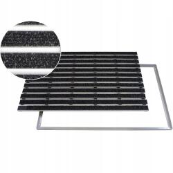 ACO Lábtörlő, fekete alumínium, 750×500mm, Vario