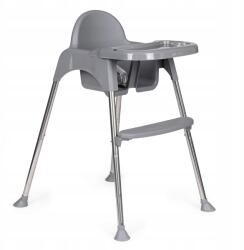 ECOTOYS Etetőszék etetőszék 2in1 tálca biztonsági öv Ecotoys (HC-135 GREY)