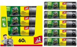 Jan Niezbędny Szemetes Zsákok Jan Niezbędny Flex & Strong Erős Dombornyomott 60L 50db (WORKI NA ŚMIECI JAN NIEZBĘDNY FLEX 60L 50szt.)