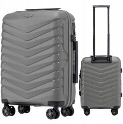 Wings Bőrönd Kis kabin Wings Utazó poggyász 4 keréken Tsa zár (PHX01-S-D.GREY)
