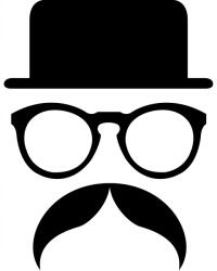  Autós matrica kalap szemüveg 4v 10 x 15cm