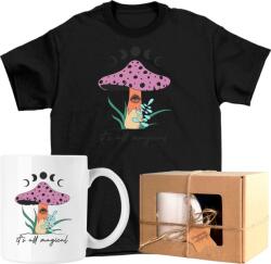  Bögre szett Póló Varázsgomba zöld 10 Kész Ajándék 140 (AP46.21.140)