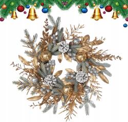  Karácsonyi koszorú fenyőtobozokból, karácsonyi dekoráció (788554477)