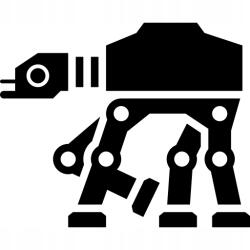 Autós matrica űrrobot 8y 15cm x 7cm