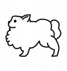  Autós matrica kiállítási kutyus