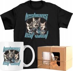  Bögre szett Póló cica vicces 4 Kész Ajándék 128 (AP29.0110.128)