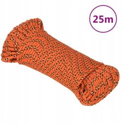 VidaXL Vitorláskötél, narancssárga, 3 mm, 25 m, polipropilén (8720287129196)