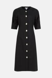 Warehouse Ruha, MIDI, gombokkal, Size 38, fekete, pamut