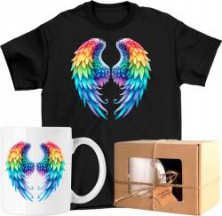  Szett: Bögre, Póló, Szárnyak Színes, 6 részes, Kész Ajándék, 140 (AP32.0674.140)