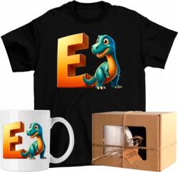  Póló szett Dino bögre dinoszaurusz t-rex ábécé E betű Kész Ajándék