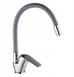 Kuchinox Konyhai Csaptelep Flexibilis Kifolyócsővel Szürke Kuchinox Szett (BKE_967D)