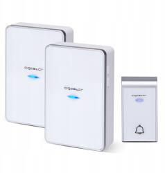 Aigostar Vezeték Nélküli Ajtócsengő 2 Vevőegység 150M (8433325208578)