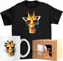  Bögre szett Póló színes zsiráf Kész Ajándék 116 (AP45.244.116)